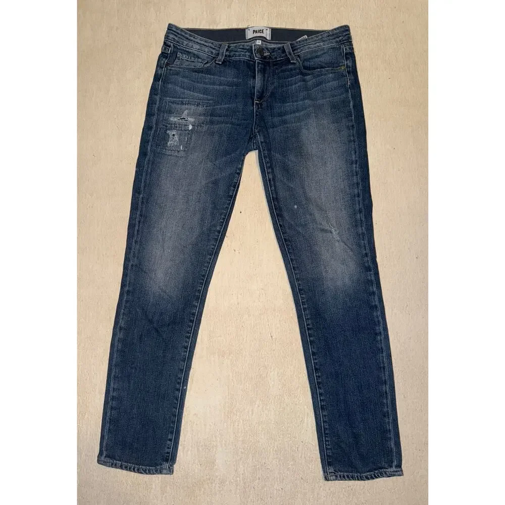 Paige women’s distressed skyline ankle peg blue jeans
Size 28 - Picture 15 of 16